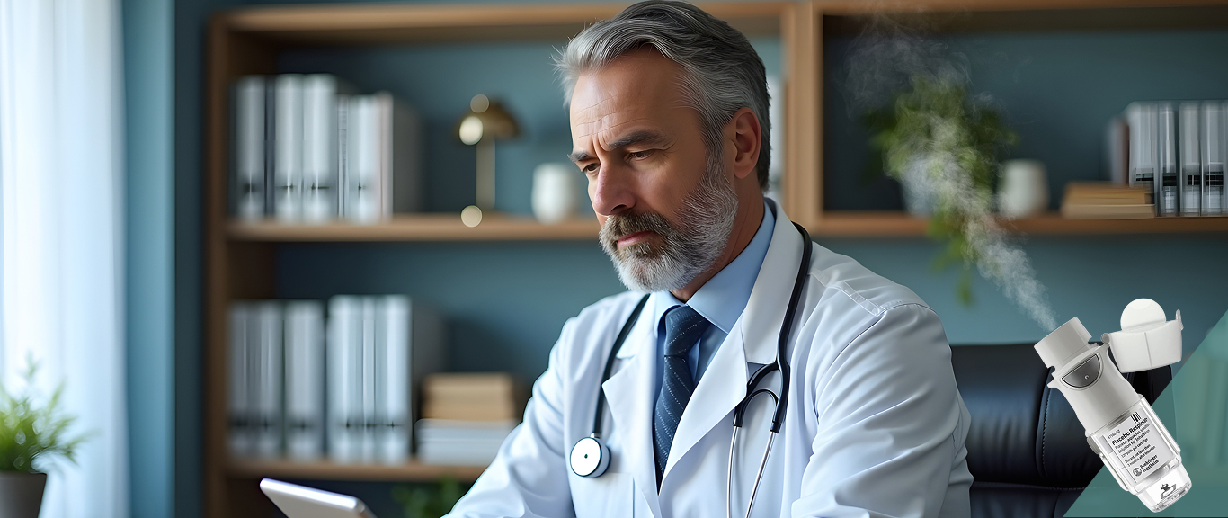 Doctor examining