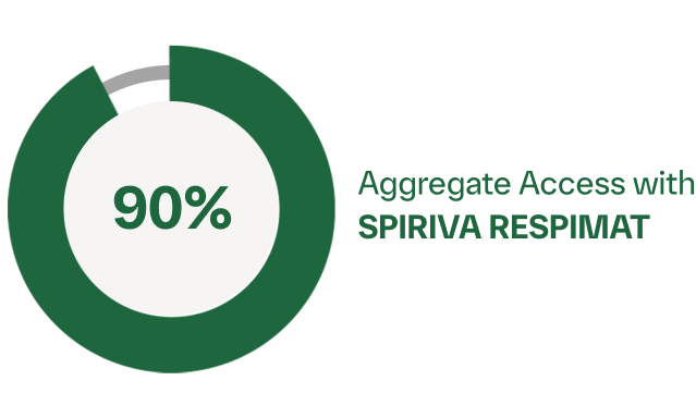 92% aggregate access with SPIRVA RESPIMAT
